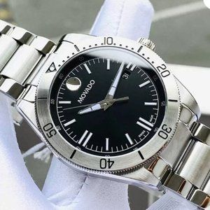 Movado Sport Silver Tone Men's Watch